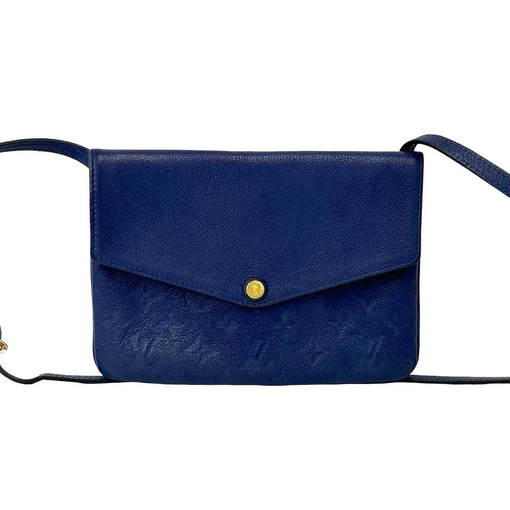 LOUIS VUITTON Louis Vuitton Twice Monogram Empreinte Leather Genuine Shoulder...